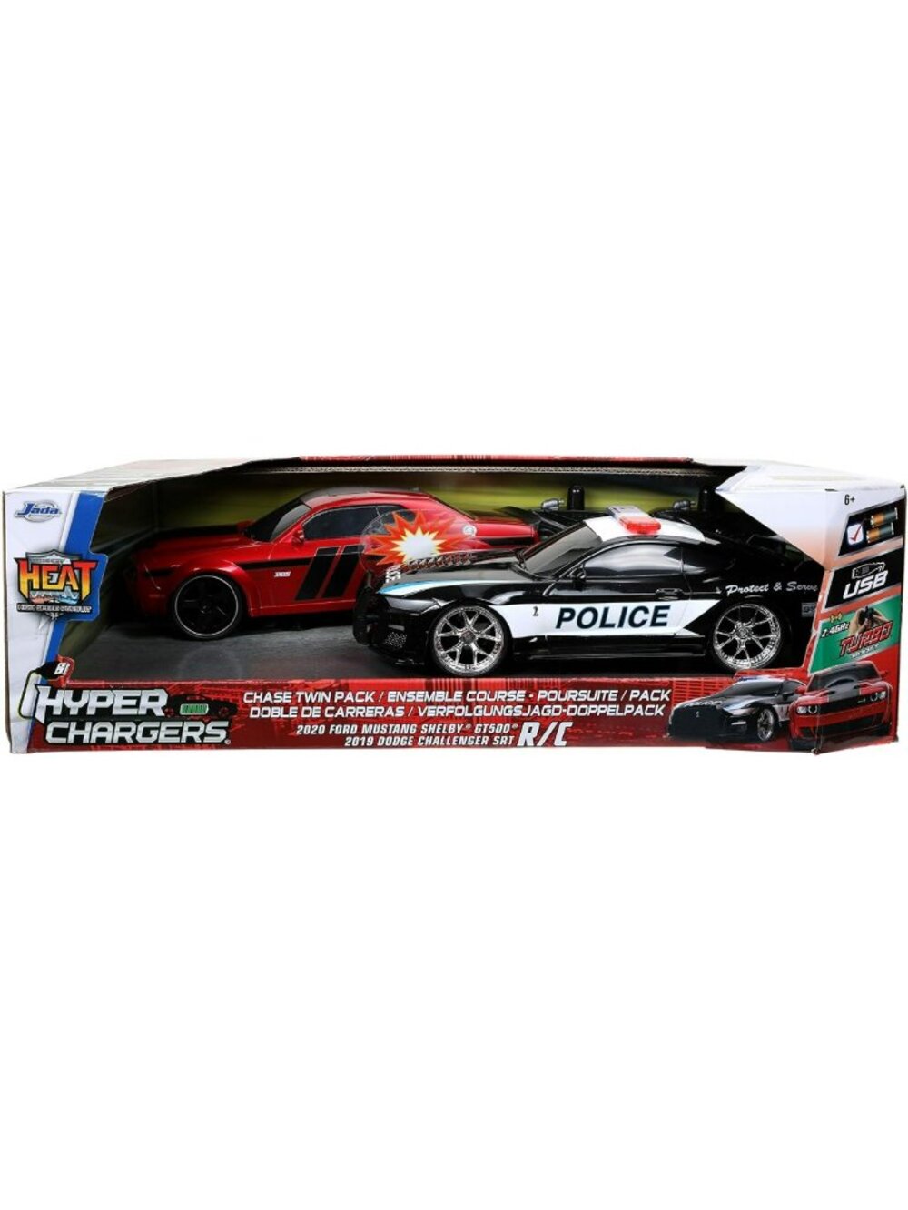 Remote Control Cars - 1:16 Scale Ford Mustang & Dodge Challenger - Fun for Kids